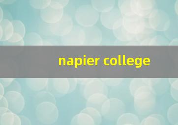 napier college